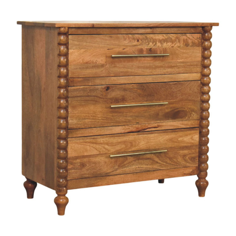 90 cm W Chest of 3 Drawers