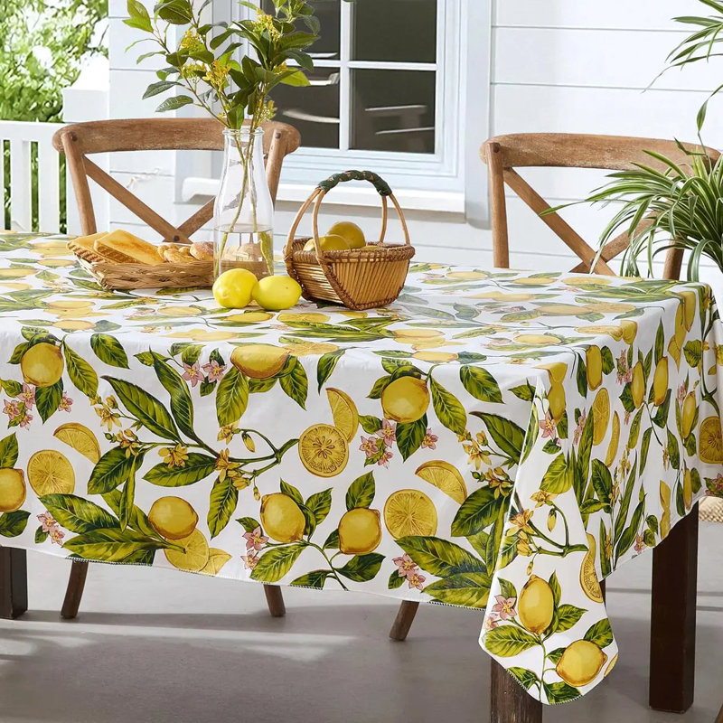 Nappe en flanelle de vinyle Zesty Lemons