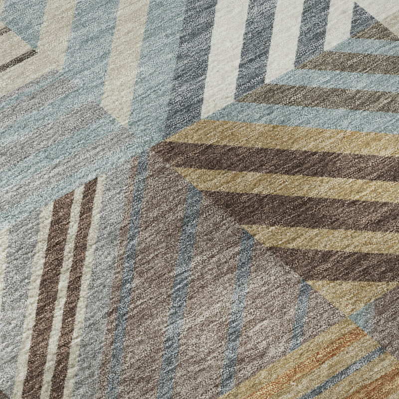 Tapis de qualité supérieure lavable à la machine Mayfield AMF2399, Taupe, 3 pi x 5 pi
