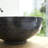 Tikamoon Bahya 13.78'' Marble Circular Bathroom Sink