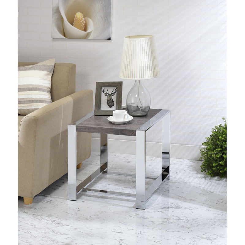 Table de bout Lauritz, Gris