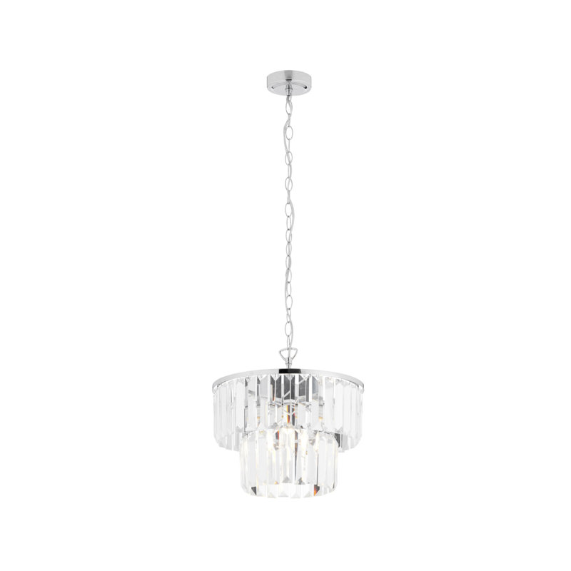 1 - Light Polished Chrome Plate Pendant