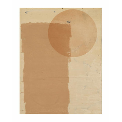 Sunset Abstract Scandi 1 Piece Single Picture Frame Wall Art