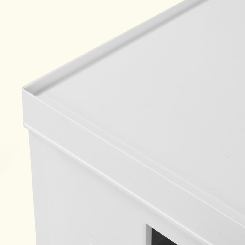 Ensemble de 2 boîtes de rangement pliables et empilables avec couvercles pour l'organisation à la maison ou au bureau