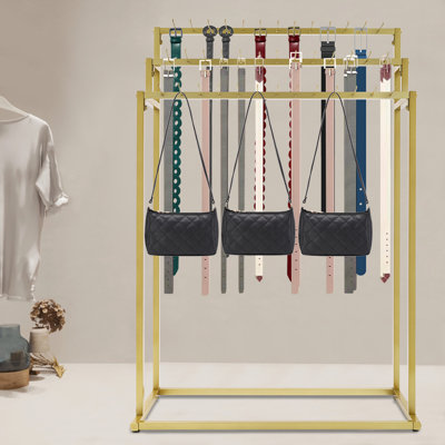  3-Tier Belt Rack with 39 Hooks