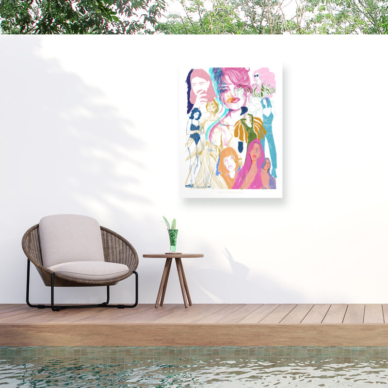 Jenny Liz Rome Jlr Collage1 3 Outdoor  Canvas, 14" H x 19" W