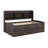 Wood Captain Bed Mattress Foundation With Built-In Bookshelves,Three Storage Drawers And Trundle-412338917-354016130