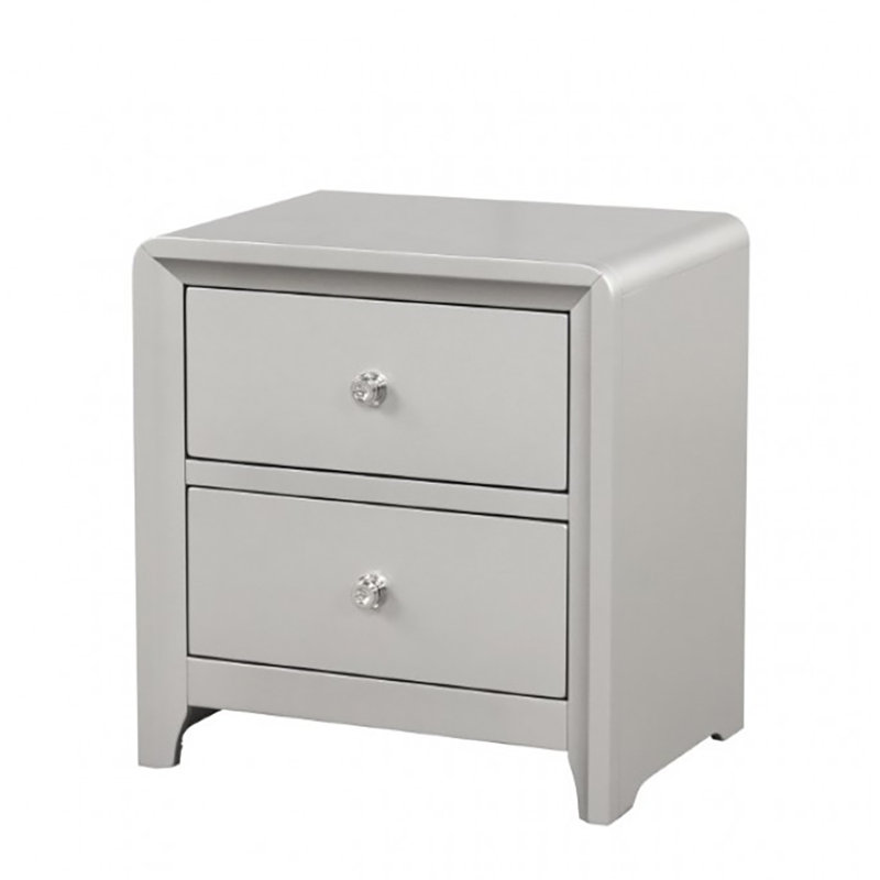 Table de chevet 2 tiroirs Zyren