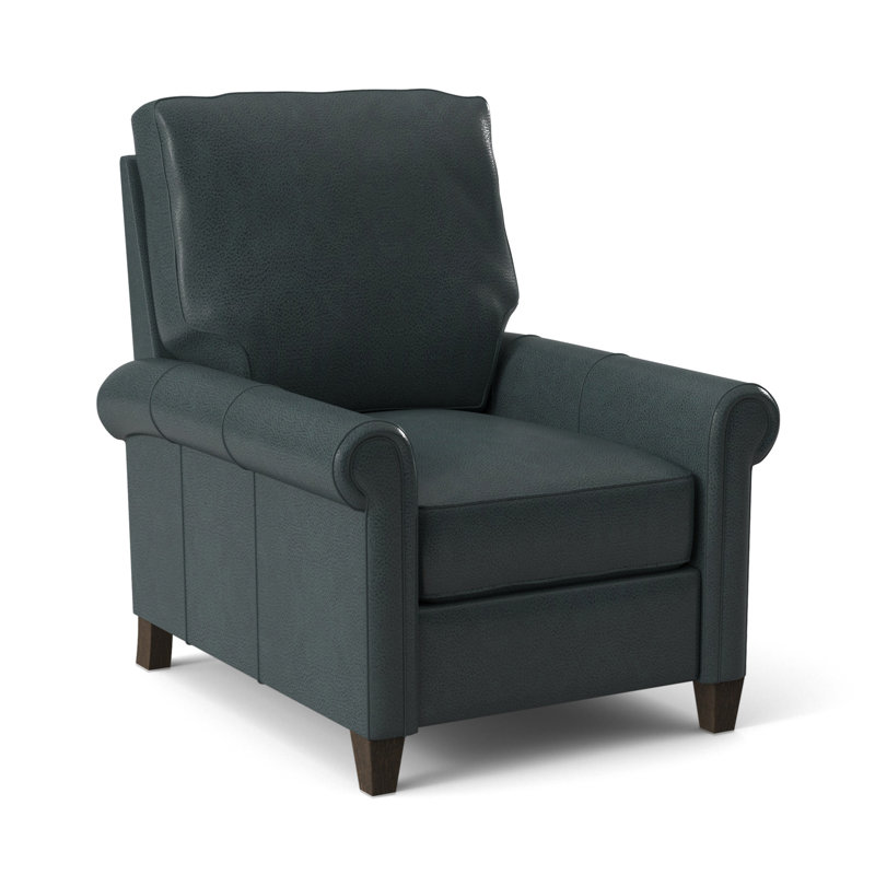 Haskins Recliner, Anilina Hunter Genuine Leather, Cobblestone, Manual