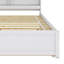 Cadres de lit double en bois Bonney avec lit gigogne et tiroirs de rangement-2119693220