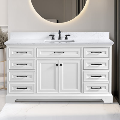 Ensemble de meuble-lavabo simple 60 po Aanayah