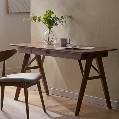 Bureau avec tiroirs, petit bureau d'ordinateur