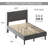 Linen Fabric Bed Frame-367386926-358703349