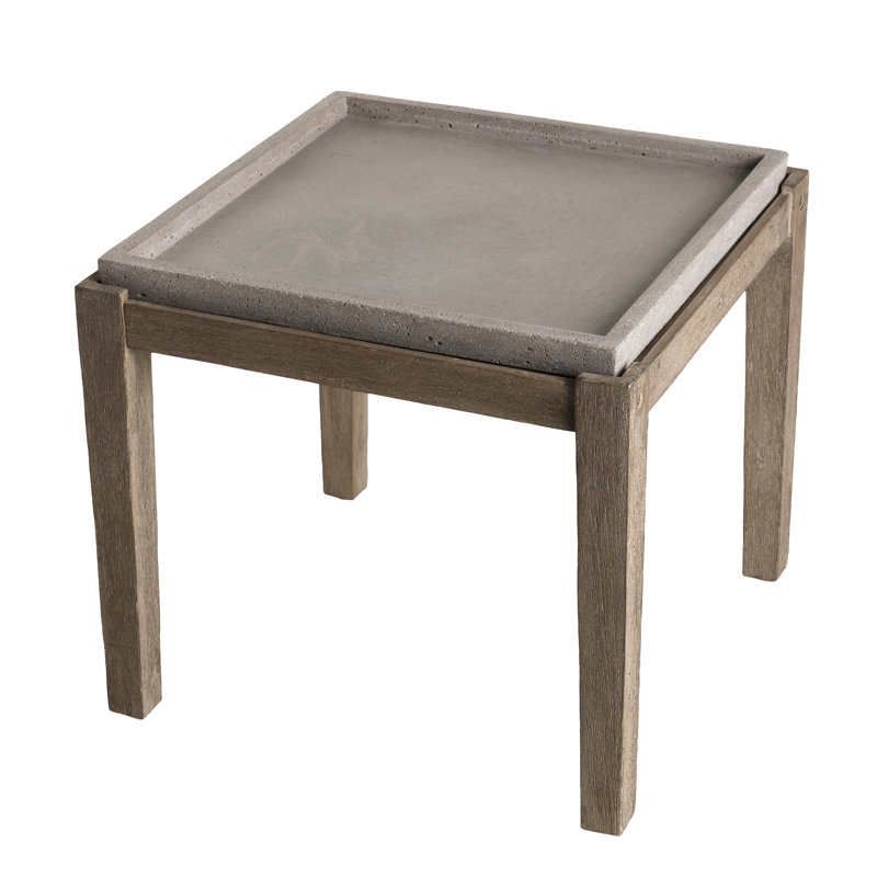 Mireya Square Outdoor Side Table , 53.5cm W 53.5cm D