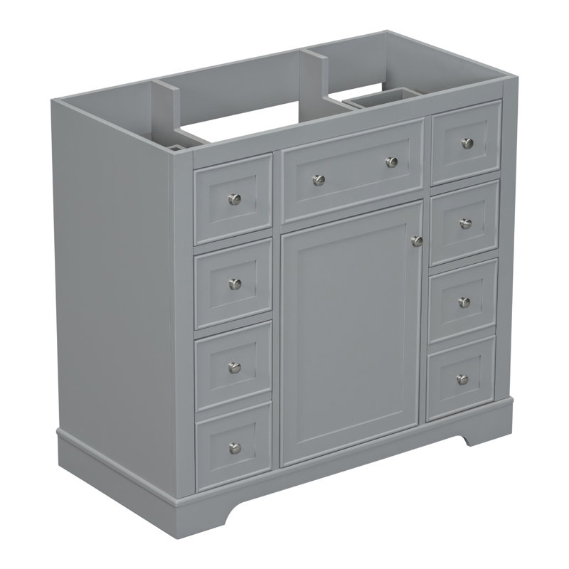 Meuble-lavabo 36 po sans lavabo, Gris