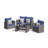 4-Piece Wicker Patio Conversation Set With Glass Table And Cushions-562491547-562491548