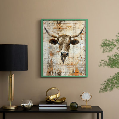 ANIMALS Series DI, reproduction encadrée - bois massif