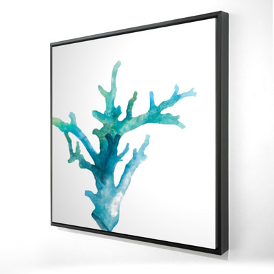 "Aquarelle corail de mer"