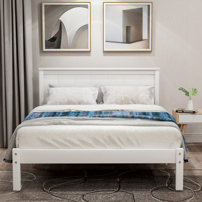 Bed Frame With Headboard Wood Bed Frame Modern Bed Platform Bed Frame