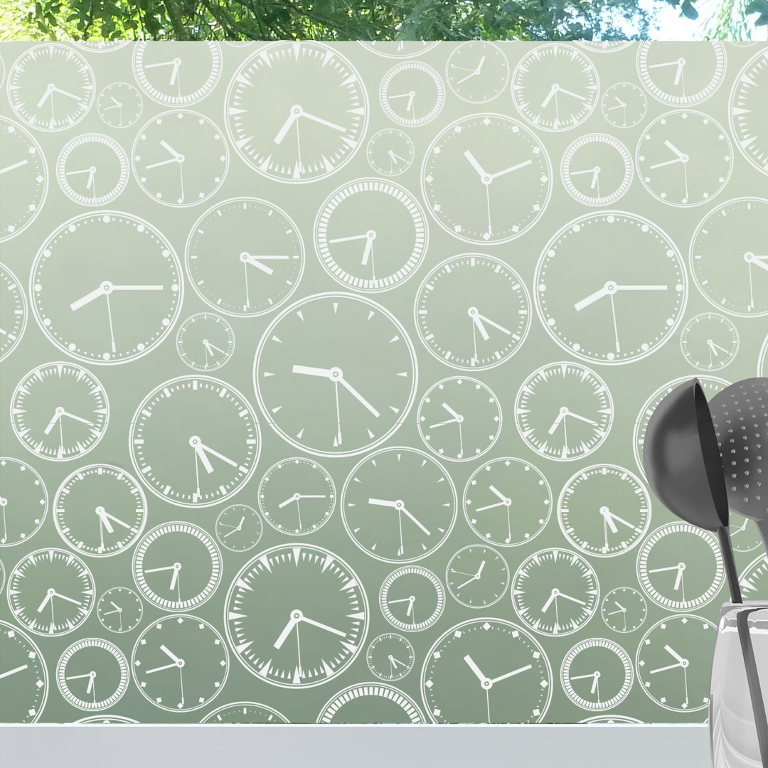 Abstract Window Decal Stick Pretty 