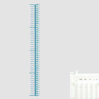 Décalcomanie murale marques de graphiques de croissance