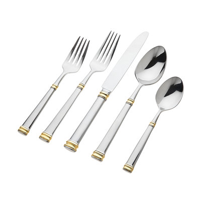 Ricci Argentieri Bramasole Stainless Steel Flatware Set - Service for 8