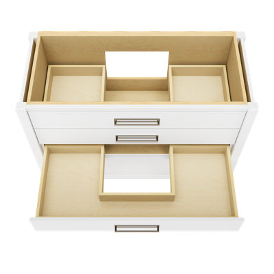 Kiawah Three-Drawer Single Bath Vanity