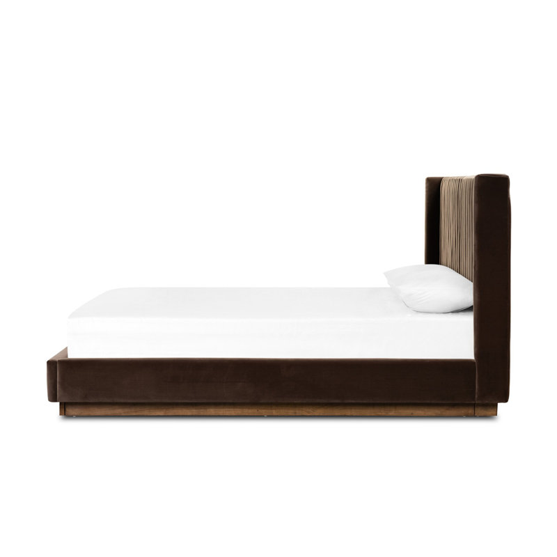Fason Bed-Surrey Mink-King, King, Surrey Mink
