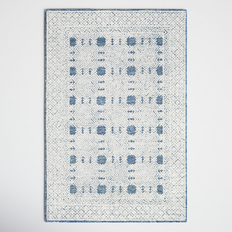 Matthew Wool Ikat Indoor Rug, Rectangle 2' x 3'