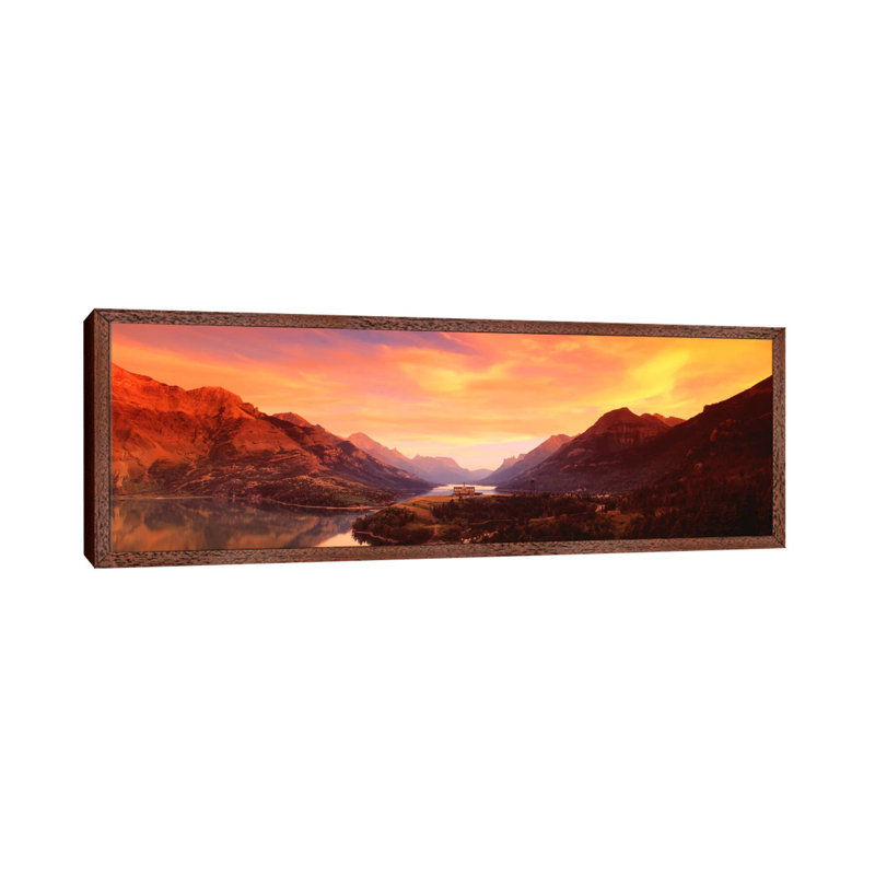 Waterton Lakes National ParkAlberta, Canada 1 Piece Panoramic Wall Art on Canvas, 30.48 cm H x 91.44 cm W