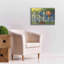 Aaraya Morning Glories On The Fence On Canvas par Carol Rowan, reproduction-459936667