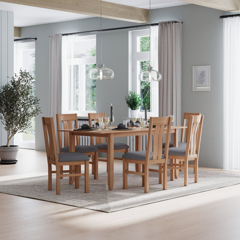Emiline Extendable Dining Table, H76 x L160 x W85cm