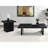 Caroline Black Rectangular Engineered Laminate Coffee Table