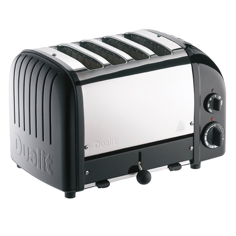 4 Slice Classic Toaster Matt Black