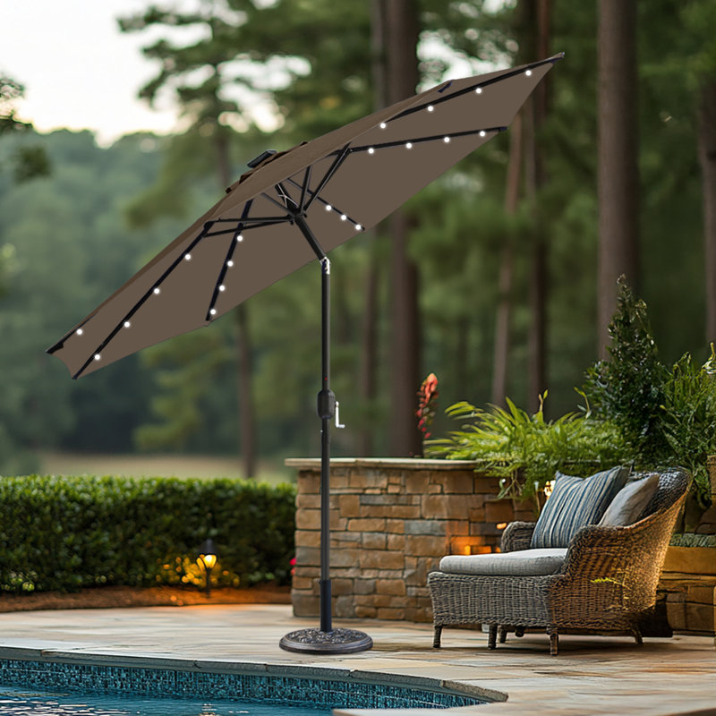 270cm Market Parasol, Brown