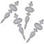 Commercial Size Shatterproof Finial Christmas Ornaments - 14" - Set Of 4-1456959769