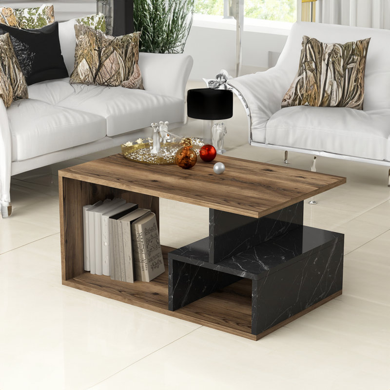 Table basse Ahnyah, Noir