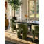 Oval Faux Marble Top Dining Table-2031132031