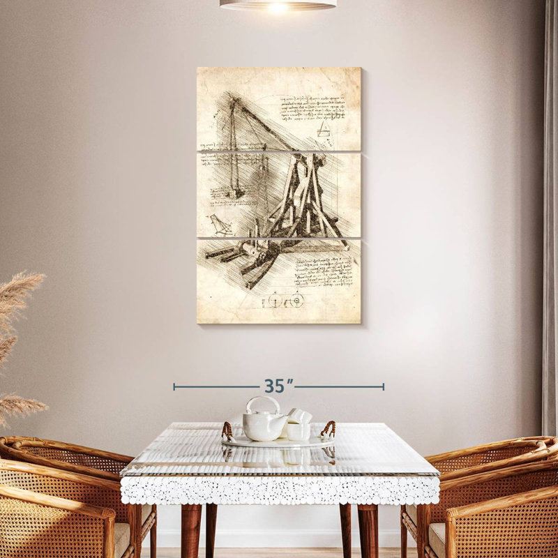 Laelle Trebuchet, 50" H x 32" W
