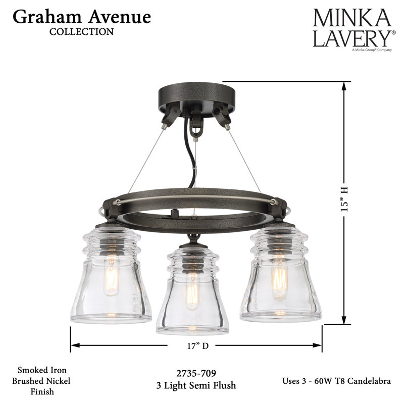 Alonah Glass Flush Mount