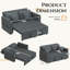 3 Seater Sofa Bed-1227077330
