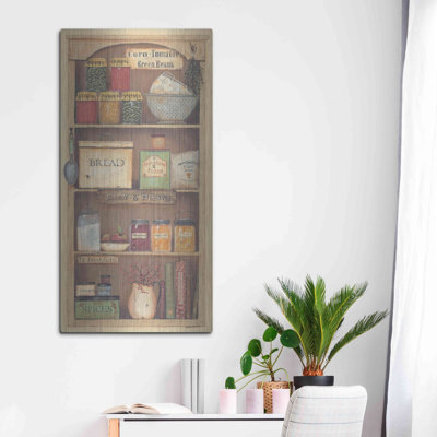 August Grove® 'Farmhouse Pantry II' by Pam Britton, Metal Wall Art