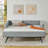 Upholstered Daybed Trundle Sofa Bed Vertical Stripes-871284229-871284228