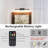 16-inch Led Art Light, Battery-powered With Remote Control, Rechargeable With Dimming And Timer Functions