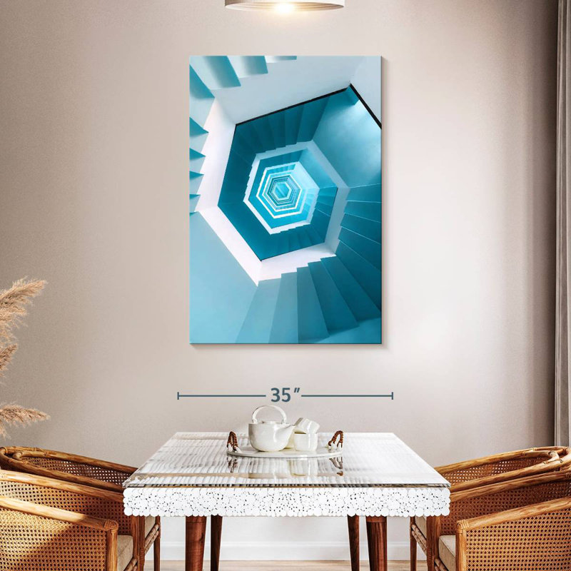 Lilie Hexagon Staircase, 48" H x 32" W