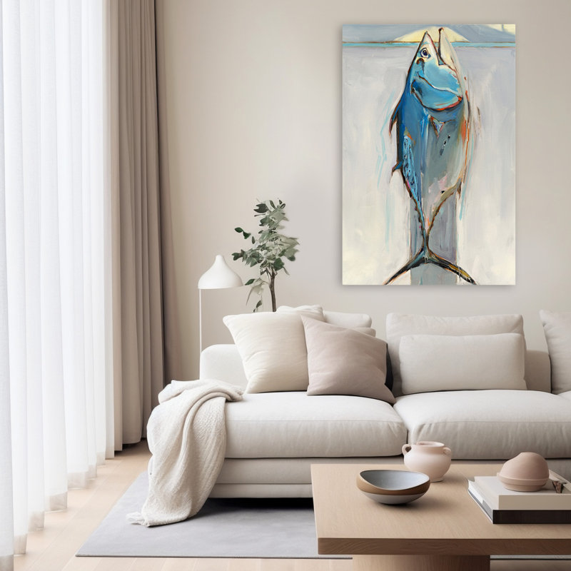 Bonita - Animals Fish Art, 60" H x 40" W