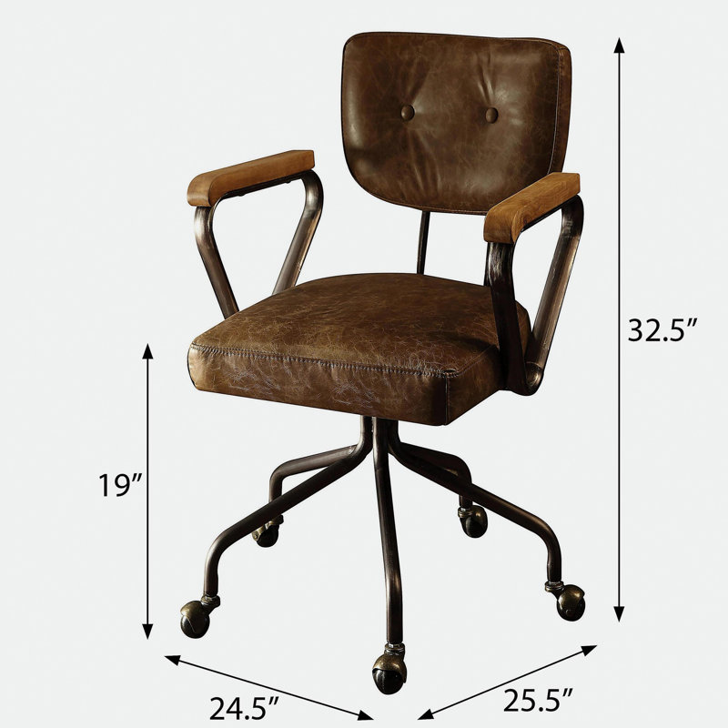 Chaise de bureau Hallie, Brown
