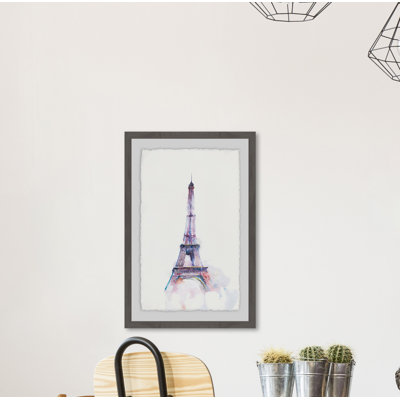 «Majestic Eiffel Tower», reproduction de cadre photo sur papier
