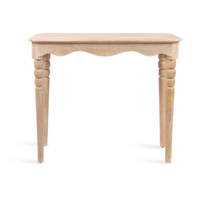 Sunderland Scalloped Rectangle Mango Wood Console Table