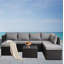 Ensemble de conversation avec coussins 8 pièces Nork Patio Furniture-1920189983-1920189978